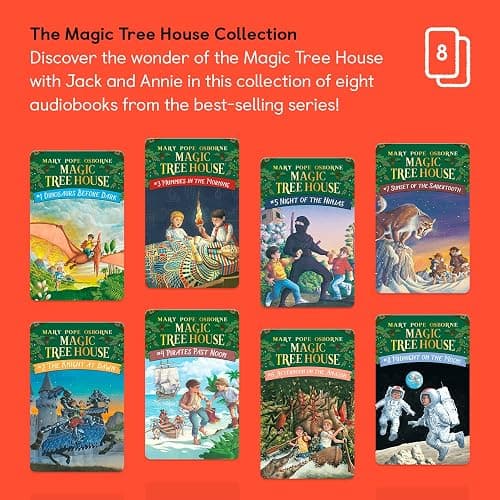 Yoto The Magic Treehouse Collection by Mary Pope Osborne – 8 Kids Audio Cards for Use with Player & Mini All-in-1 Audio Device, Screen-Free Listening with Playtime Bedtime Travel Stories, Ages 6+ thumbnail 2