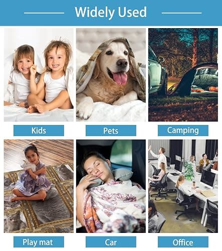 Golden Retriever ​Blanket - Fleece Throw Blanket for Couch Super Soft Cozy Bed Blanket Lightweight Plush Fuzzy Blankets and Throws for Sofa, Twin Size 60 x 80 Inch, Gift for Dog Lover thumbnail 6