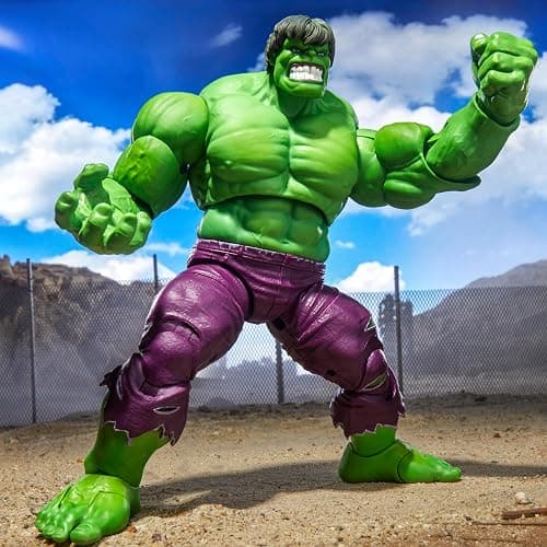 Marvel Legends Maximum Series Hulk, Deluxe Hulk Comics Collectible 6-Inch Scale Action Figure with Incredible Articulation and Smashing Accessories thumbnail 8
