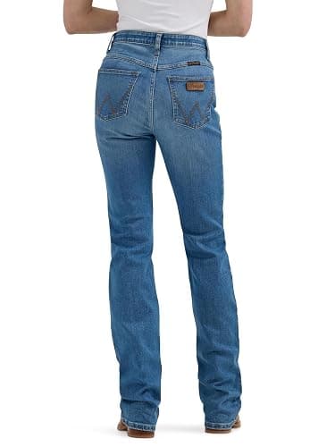 Wrangler Womens Women's Willow Mid Rise Performance Waist Boot Cut Ultimate Riding JeanJeans - 29-32 - Sophia thumbnail 3