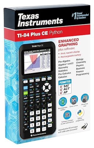 Texas Instruments TI-84 Plus CE Color Graphing Calculator, Black thumbnail 10