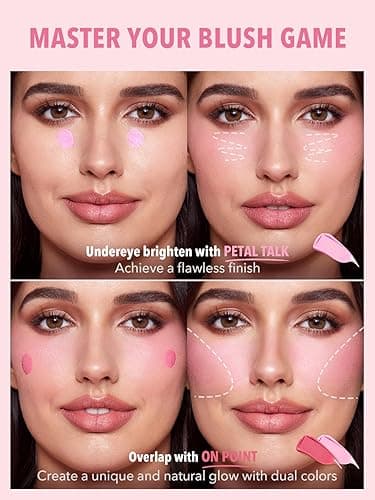 SHEGLAM Color Bloom Liquid Blush Makeup for Cheeks Matte Finish - Petal Talk - Matte Petal Talk - 0.18 Fl Oz (Pack of 1) thumbnail 2
