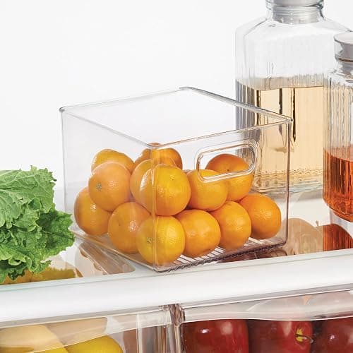 iDesign Pantry Storage Bin with Handles for Kitchen Cabinets or Fridge - Clear - Made in USA thumbnail 2