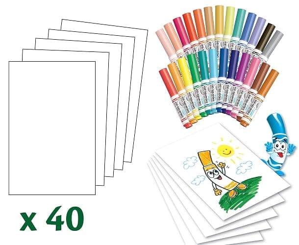 Crayola Pip-Squeaks Washable Marker Set (65ct), Holiday & Christmas Gifts for Kids, Coloring Set, Art Supplies for Kids, Drawing & Craft Kit, Travel Activity, 4+ thumbnail 5