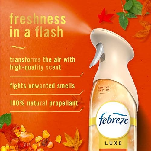 Febreze Odor-Fighting Air Freshener Spray, Room Spray, Crisp Fall Breeze, Cuddle Weather & Baked Cinnamon Apple Air Mist, 8.1 oz, 3ct thumbnail 3