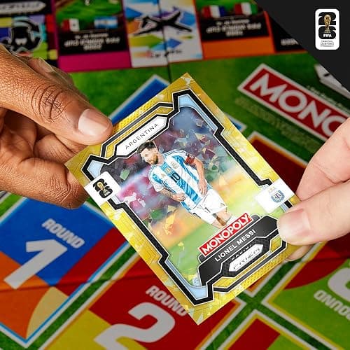 Monopoly Panini Prizm: FIFA World Cup Game I Soccer Board Game with Monopoly Panini Prizm FIFA World Cup 2026 Trading Cards I Ages 8+ thumbnail 8