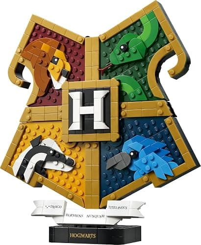 LEGO Harry Potter Hogwarts House Crest Toy - 3D Wall Art Model w/Animals - Kids' Room Decor - Birthday Gift Idea for 12+ Year Old Girls, Boys & Teenage Fans - 76462 thumbnail 9