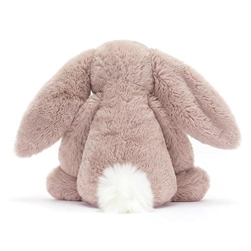 Jellycat Bashful Luxe Rosa Bunny Stuffed Animal, Medium 12 inches - Rabbit & Bunny Plush Toy - Classic Children's Gift thumbnail 4