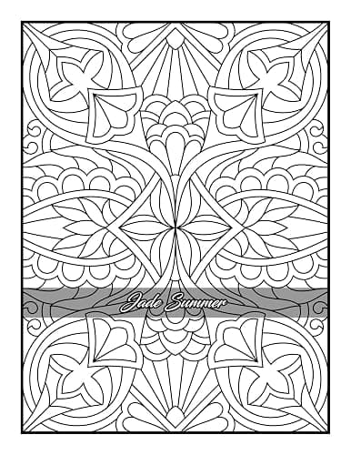100 Amazing Patterns: An Adult Coloring Book with Fun, Easy, and Relaxing Coloring Pages thumbnail 65