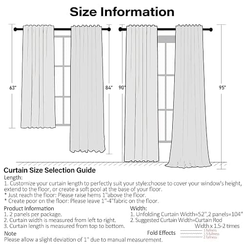 ZJDECOR Vintage Floral Curtains with Lace Sheer Overlay 84 Inch,Pink Flower on White Not-See-Through Sheer Drapes Lace Ruffle Edge,Shabby Chic Window Treatment for Bedroom Living Room,Rod Pocket,Pink thumbnail 2