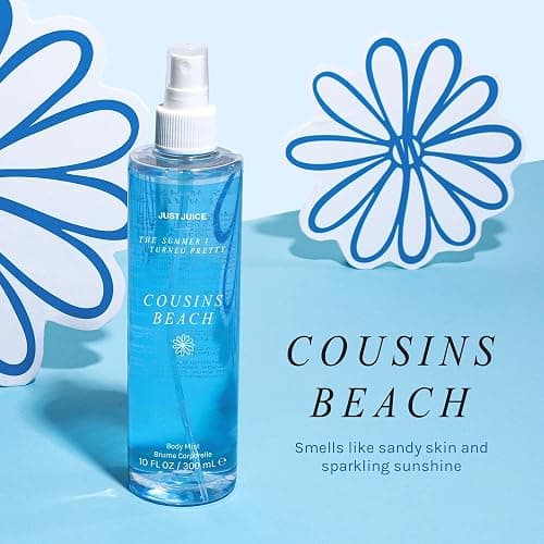 Just Juice - The Summer I Turned Pretty Cousins Beach Body Mist - Beachy, Creamy Coconut and Vanilla Body Spray for Women and Men - 10.14 oz thumbnail 2