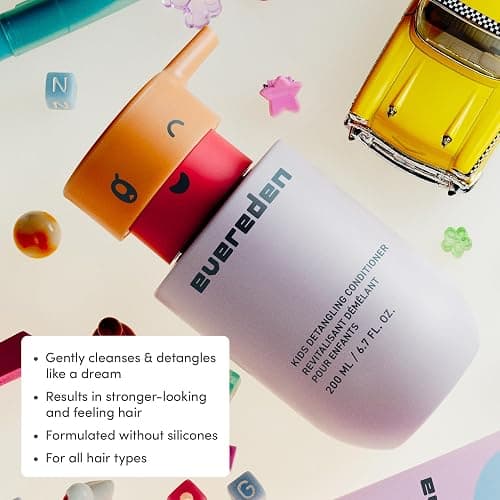 Evereden Kids Shampoo | Detangling Shampoo for Girls with Curly or Straight Hair | Clean, Non-Toxic, and Gentle Haircare | Sulfate-Free, Hypoallergenic, Safe for Daily Use | 6.7 fl oz (Pack of 2) thumbnail 3