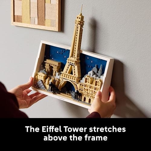 LEGO Architecture Paris – City of Love Building Set for Adults - DIY Office or Bedroom Decor for Women & Men, Ages 18+ - Buildable Frame to Hang or Stand for Display - Gift Idea for Birthdays - 21064 thumbnail 6