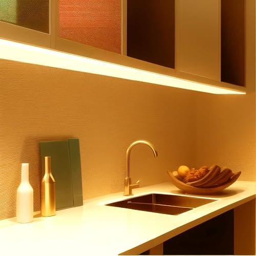 RadiantFlux 30ft Warm White Led Strip Lights for Living Room, Home Decor, 540 LEDs, Dimmable, Super Bright Flexible LED Light Strips for Bedroom, Kitchen, Vanity Mirror, House Warming Gifts New Home thumbnail 5