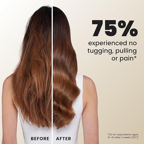 Tangle Teezer Ultimate Detangler Mini Hair Brush, Oat Cream | Travel-size brush with patented two-tier teeth; on-the-go detangling for straight to wavy hair, helps reduce breakage & frizz thumbnail 6