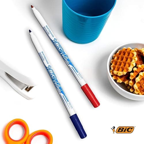 BIC Velleda 1721 Ecolutions, Dry Erase Whiteboard Pens ideal for School 'Velleda Ecolutions' Assorted Colours, 8 count (pack of 1) thumbnail 2