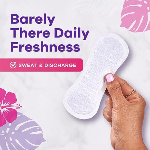 Always Daily Fresh Thin Liners, Regular Absorbency, Unscented Panty Liners, 432 Count (2 Packs of 216) thumbnail 3