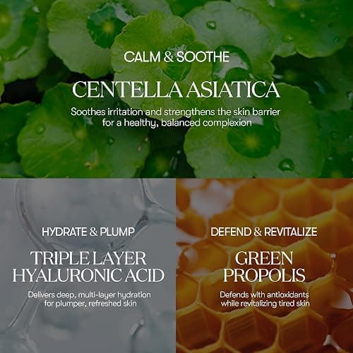 VT COSMETICS CICA Daily Soothing Mask 30 Sheets, Centella Asiatica & Hyaluronic Acid for Moisturizing & Hydrating, Instant Calm & Glow, Skin Softening Facial Mask, Korean Face Mask thumbnail 3