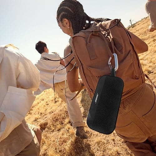 Bose SoundLink Flex Bluetooth Speaker (2nd Gen) - Portable Outdoor Speaker with Hi-Fi Audio, Waterproof and Dustproof, USB-C, Up to 12 Hours Battery Life, Black thumbnail 3