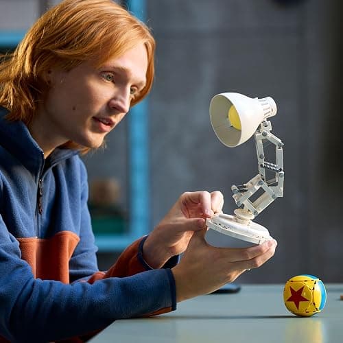 LEGO Ideas Disney Pixar Luxo Jr. Lamp Building Set for Adults - Movie Memorabilia Model with Hidden Film References - Home Office Desk Decor - Collectible Gift Idea - 21357 thumbnail 2