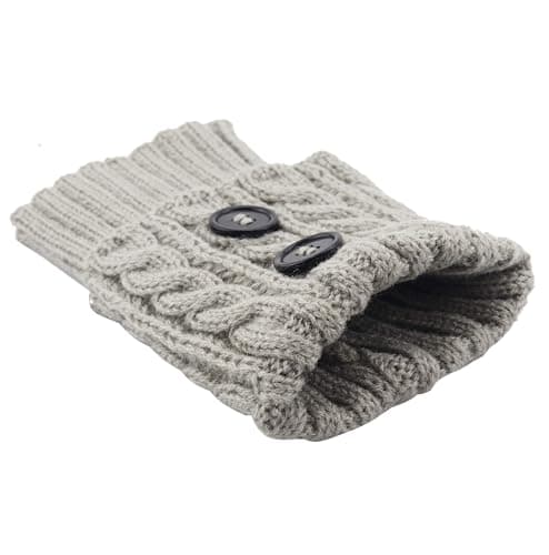 Bestjybt 3 Pairs Womens Short Boots Socks Crochet Knitted Boot Cuffs Leg Warmers Socks thumbnail 3