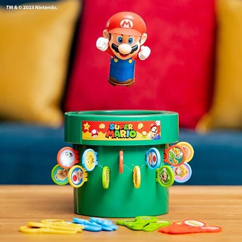 TOMY Pop Up Super Mario Board Game - Family and Preschool Games for Family Game Night - Kids Activities and Super Mario Toys - Girls and Boys Games - 2-4 Players - Ages 4 Years and Up thumbnail 6