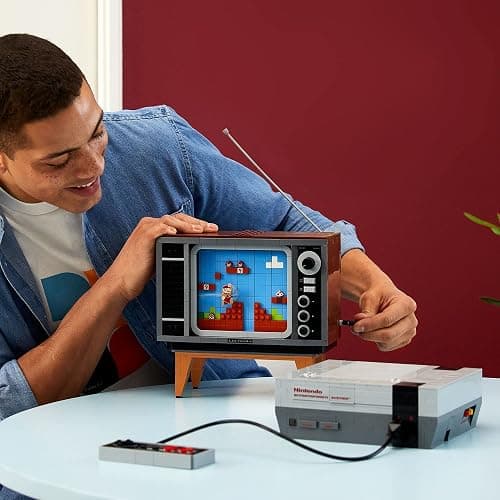 LEGO Super Mario Nintendo Entertainment System 71374 Gameplay Building Set, Model Kits for Adults to Build, DIY Creative Activity, Collectible Gift Idea thumbnail 2