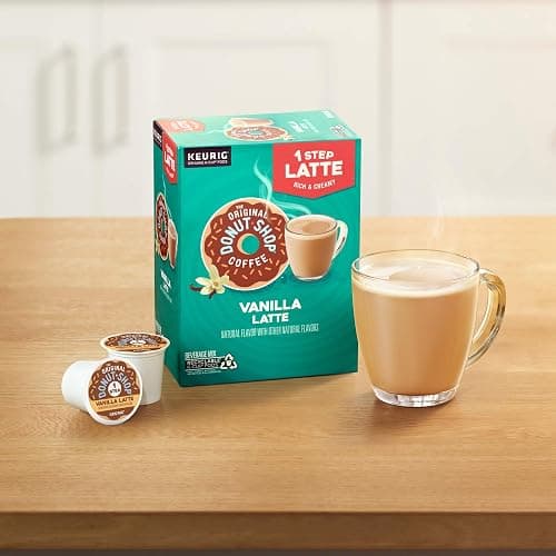 The Original Donut Shop Vanilla Latte, Single-Serve Keurig K-Cup Pods, Flavored Coffee, 20 Count thumbnail 6
