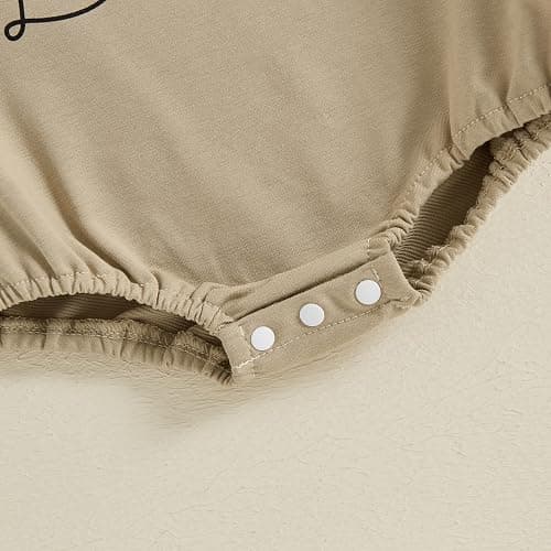 Sasaerucure Little Bitty Baby Outfit Infant Long Sleeve Romper Baby Boy Western Country Style Onesie Newborn Winter Clothes thumbnail 6