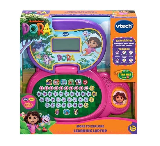 VTech Dora More to Explore Learning Laptop thumbnail 7