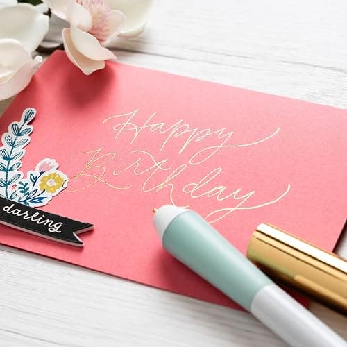 We R Memory Keepers Foil Quill Fine Tip Freestyle Pen, Make Custom Designs For Planners, Journals, Cards, Scrapbook Pages, and More, Heat-resistant Grip, On-the-go USB Plug, Craft Projects thumbnail 5