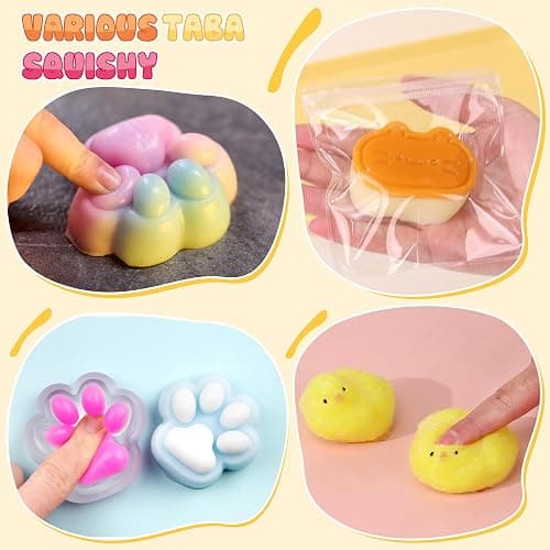Taba Squishy Making Kit for Kids - Squishy Toys - Craft Gifts for Girls | 18OZ Rubber with Guided for Beginners-Squishy Kit with Mold - Arts and Crafts for 8-12 - Toys for Girls Birthday Gift thumbnail 3