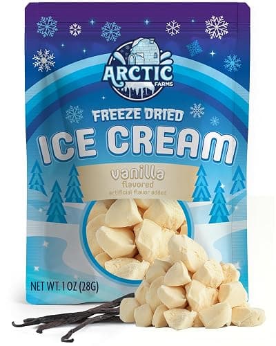 Arctic Farms Freeze Dried Ice Cream that Does Not Melt (Vanilla) - Image 1