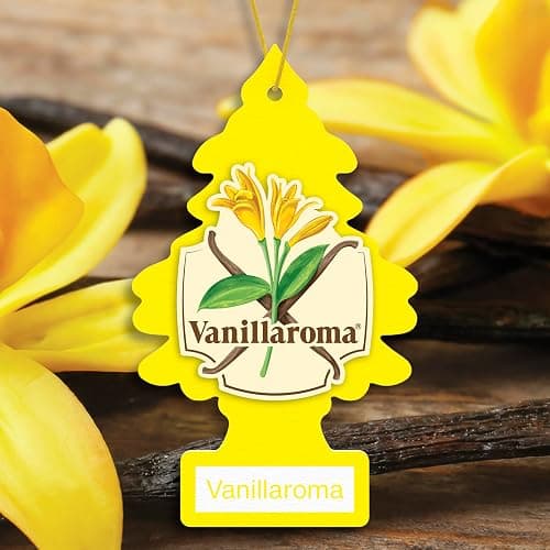 LITTLE TREES Car Air Freshener | Hanging Tree Provides Long Lasting Scent for Auto and Home | 24 Air Fresheners |Vanillaroma thumbnail 3
