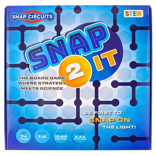 Snap 2 It® Board Game, Game of The Year Finalist, A Race to Light Up The Game, Will You Be First?, for Kids and Adults – Promotes Creativity and Problem Solving, STEM Toy - Image 1