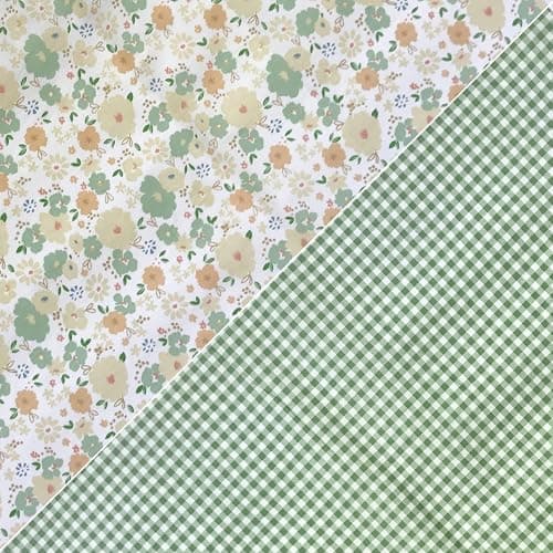 Mililanyo 8pcs 18 x 22inches (46x56cm) Cotton Fabric Floral Pre-Cut Quilt Squares Fat Quarters Fabric Bundles for Sewing and Quilting thumbnail 5