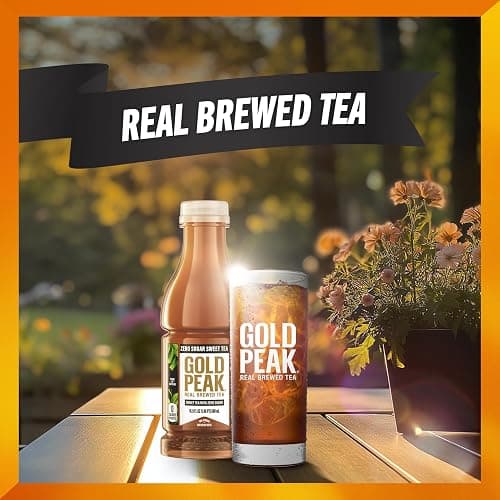 Gold Peak Iced Tea, Zero Sugar Sweet Tea Bottles, 16.9 fl oz, 6 Pack thumbnail 5