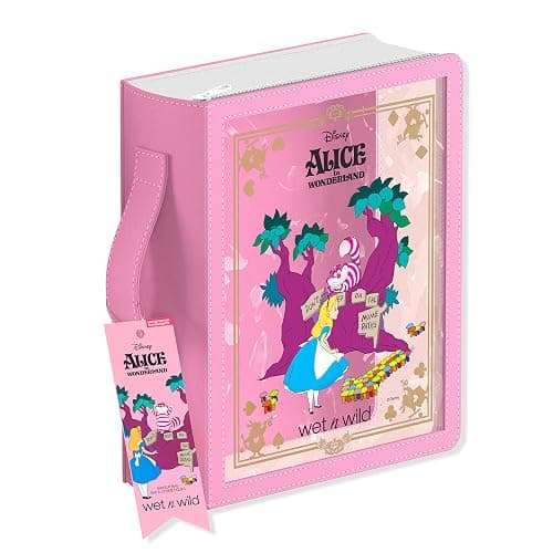 wet n wild Alice in Wonderland Makeup Bag, Limited Edition Collection Travel Pouch with Full-Zip Closure & Flexible Cotton Design thumbnail 2