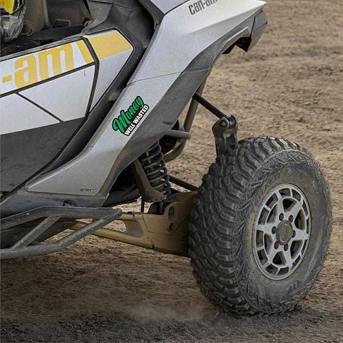 (2 Pcs) Money Well Wasted Funny Bumper Sticker Vinyl Decal Sticker Humor For Car Truck SUV Window Sport Bike 4x4 ATV Boats thumbnail 4