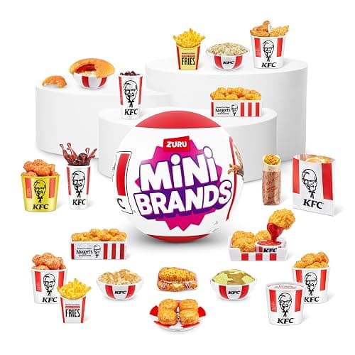 Mini Brands KFC® Series 1 Mystery Capsule by ZURU Real Miniature KFC® Brand Collectible Toy, Capsules of 5 Mystery Miniature KFC® for Girls, Teens, Adults and Collectors thumbnail 4