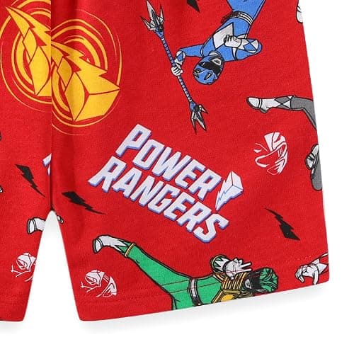 Power Rangers Boys Short Sleeve T-Shirt and Shorts Set for Toddler and Big Kids thumbnail 7