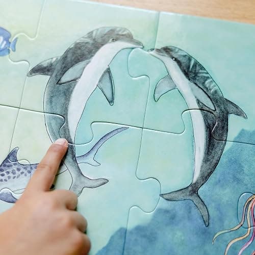 Melissa & Doug Search and Find Beneath The Waves Floor Puzzle (48 pcs, Over 4 feet Long) - FSC Certified thumbnail 8