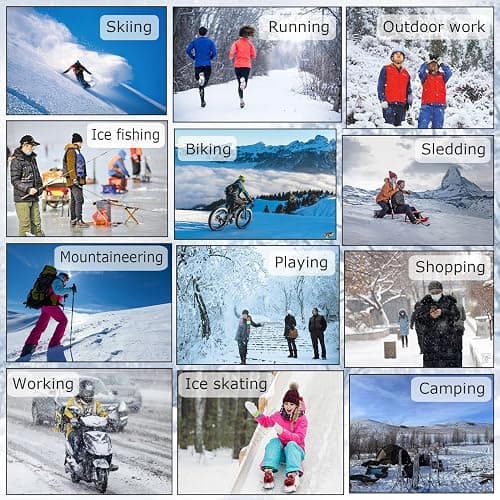 TOVCHEI Women Electric Heated Underwear Winters USB Smart Heated Thermal Underwear, Washable for Outdoor Sports,Skiing,Riding thumbnail 7