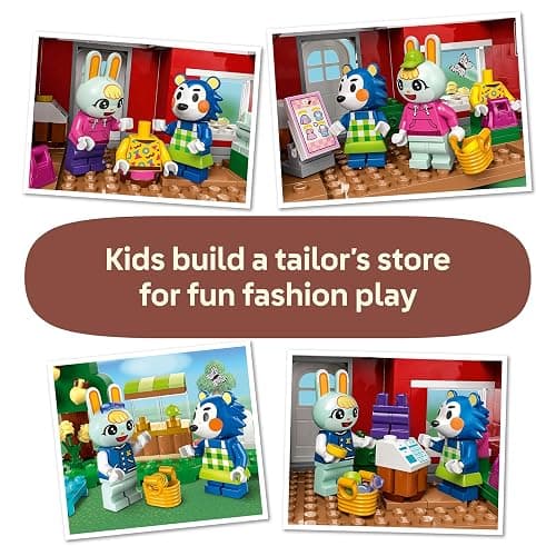 LEGO Animal Crossing Able Sisters Clothing Shop Building Toy - Animal Crossing Toy Figures and Playset for Kids, Girls and Boys, Ages 6+ - Pretend Play Gift Idea for Birthdays - 77055 thumbnail 3