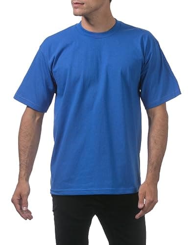 Pro Club Men's Heavyweight Cotton Short Sleeve Crew Neck T-Shirt thumbnail 3