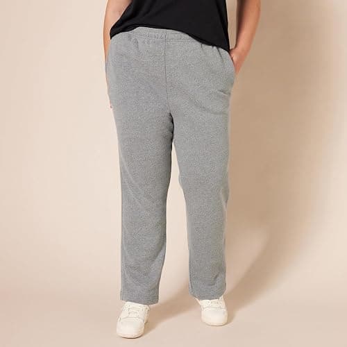 Amazon Essentials Women's Straight Leg Fleece Sweatpants with Drawstring (Available in Plus Size) thumbnail 5
