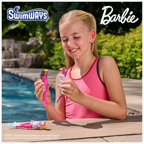 SwimWays Barbie Dive Characters 3-Pack, Swimming Pool Accessories & Kids Pool Toys, Pool Party Supplies & Water Toys for Kids Aged 5 & Up thumbnail 2