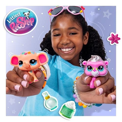 Littlest Pet Shop - Pet Pairs Bundle 4 Pack - Series 4 - Gen 7 Authentic LPS Bobble Head Toy Figure, Collectible Toy Animal, Ages 4+ thumbnail 4