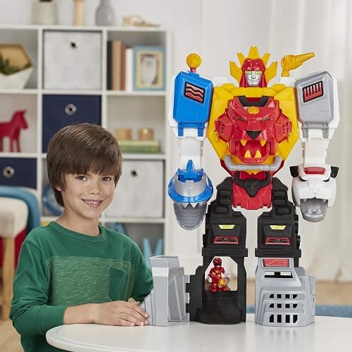 Power Rangers Playskool Heroes Power Morphin Megazord, 2-in-1 Converting Playset, 2-Foot Megazord with Lights and Sounds, Kids Ages 3 and Up (Amazon Exclusive) thumbnail 5