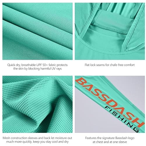 Bassdash UPF 50+ Men’s UV Sun Protection Long Sleeve Performance Fishing Hoodie Hooded Shirts thumbnail 5